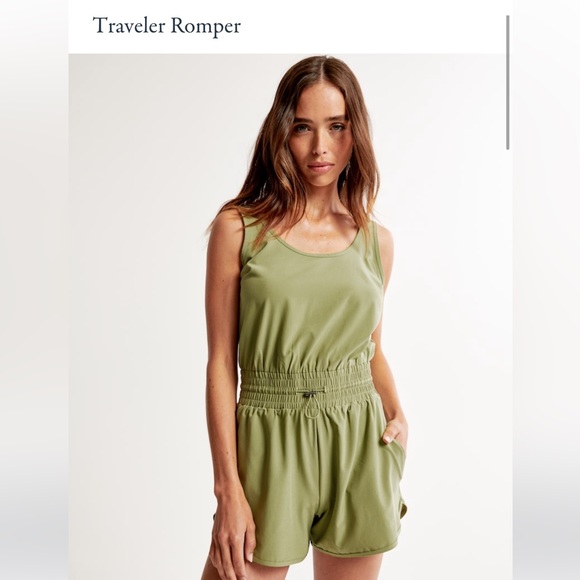 Abercrombie & Fitch • Traveler Romper Light Green (S) *NWT* - Picture 2 of 7